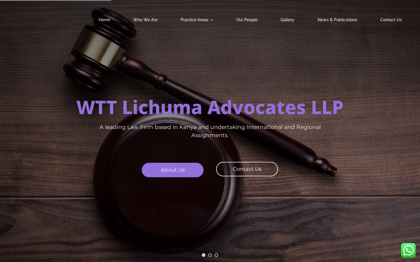 WTT Lichuma Advocates website