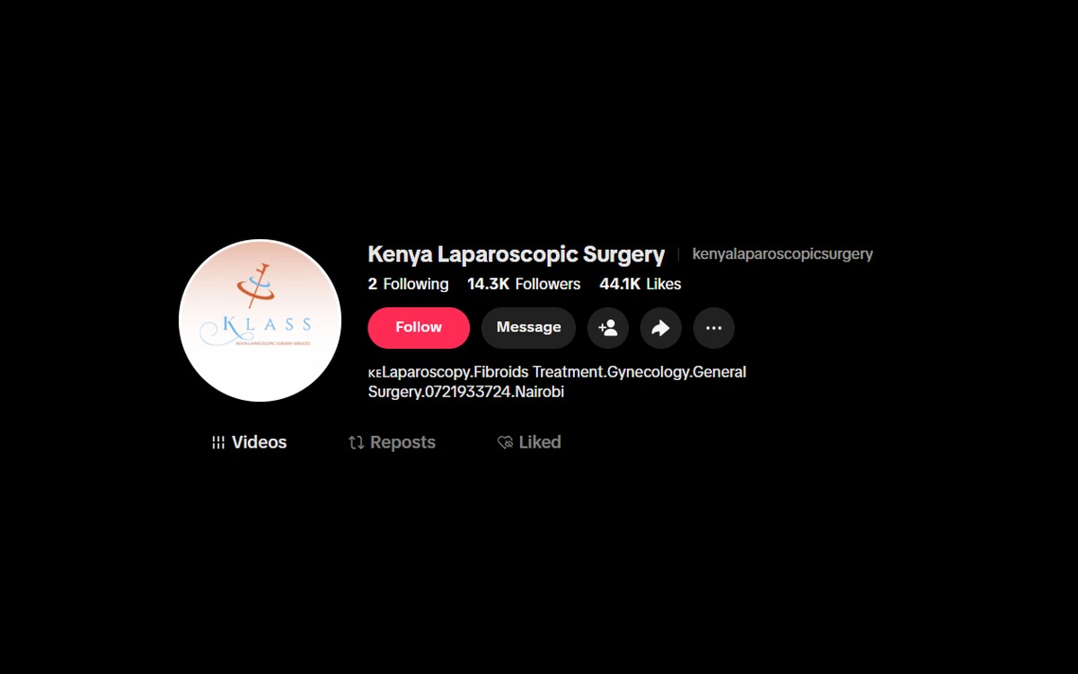 Kenya Laparoscopic Surgery social media management