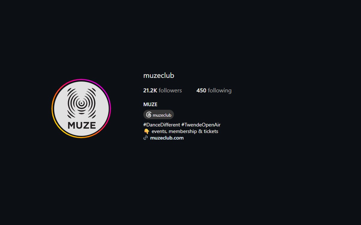 Muze Club social media management